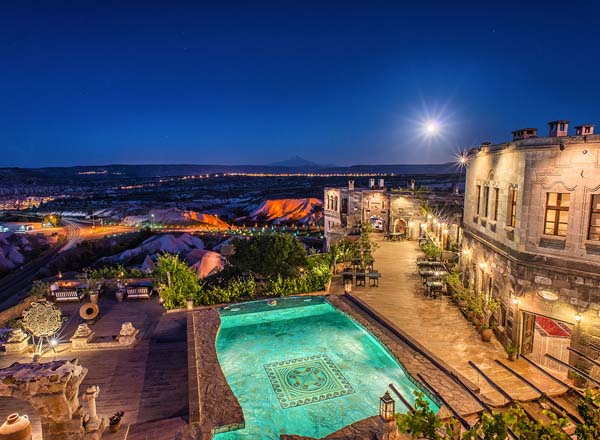 Rooftop bar Lil’a at Museum Hotel in Cappadocia