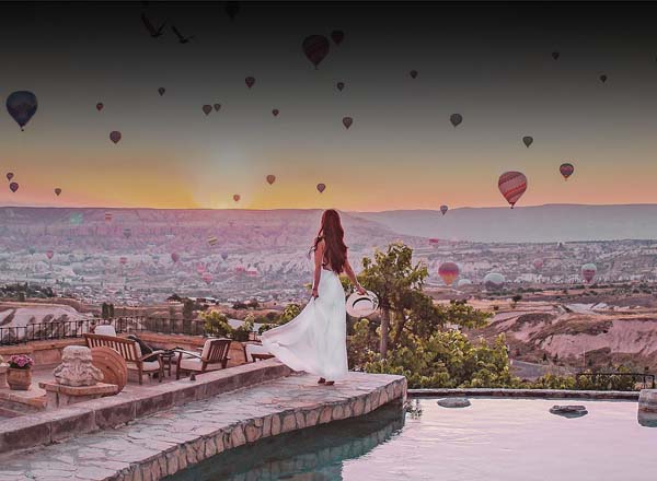 Rooftop bar Lil’a at Museum Hotel in Cappadocia