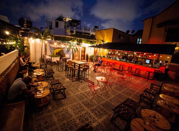 Rooftop bar Alquímico in Cartagena