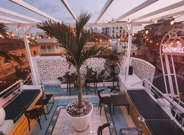 Rooftop bar Daisy the Rooftop in Cartagena