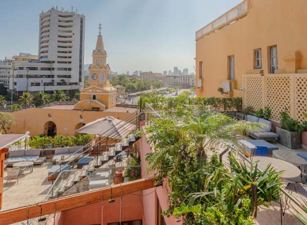 Rooftop bar Rooftop La Cata at Santa Catalina Hotel in Cartagena