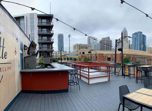 Rooftop bar Graham St. Pub & Patio in Charlotte