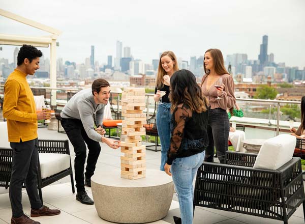 Rooftop bar Kennedy Rooftop in Chicago