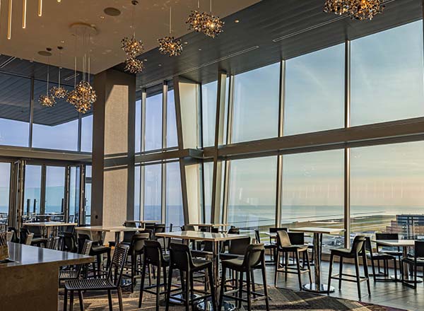 Rooftop bar Bar 32 in Cleveland