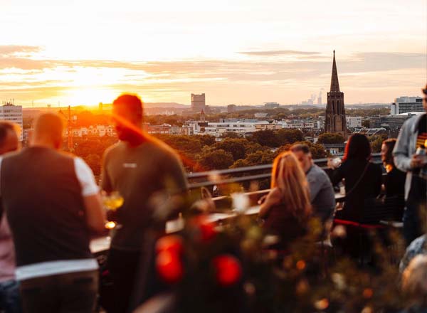 Rooftop bar Bar Botanik in Cologne