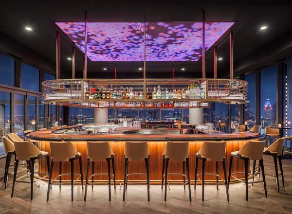 Rooftop bar Stories on High in Columbus
