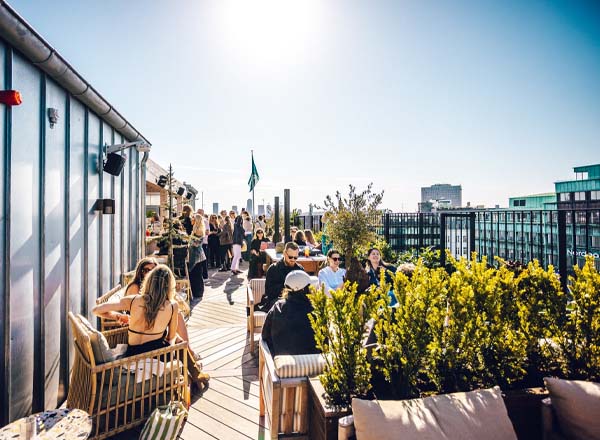 Rooftop bar Grande Joanne’s Rooftop in Copenhagen