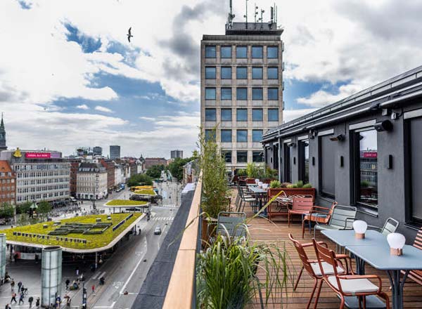 Rooftop bar Level Six in Copenhagen