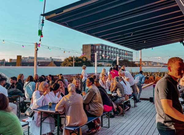 Rooftop bar Terrace & Rooftop Bar at Urban Camper in Copenhagen