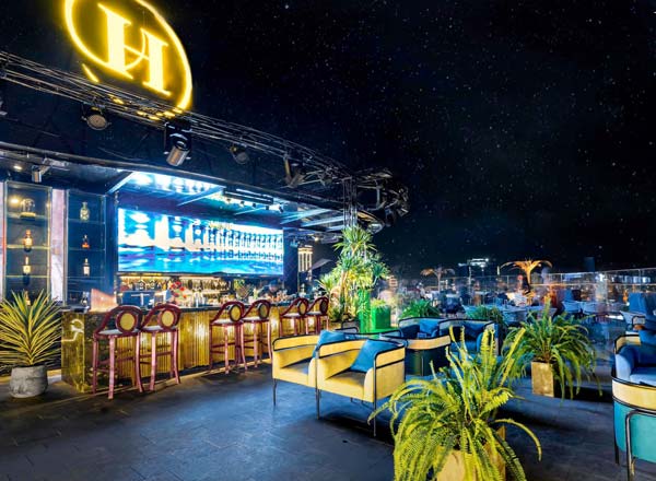 Rooftop bar NYX Lounge at Haian Riverfront in Da Nang