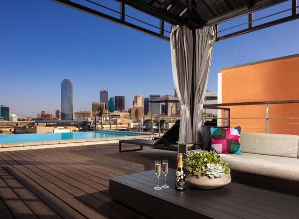 Bar en la azotea Gallery Rooftop Lounge en Dallas