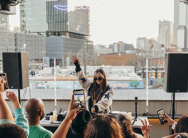 Rooftop bar Ruby Room / Sunset Sessions in Dallas