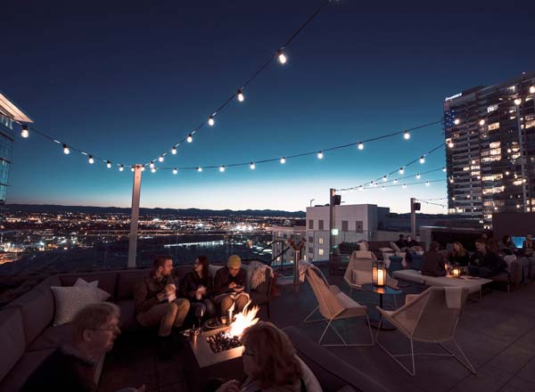 Bar en la azotea 54thirty Rooftop en Denver