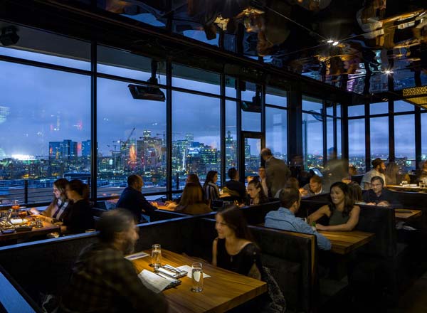 Rooftop bar El Five in Denver