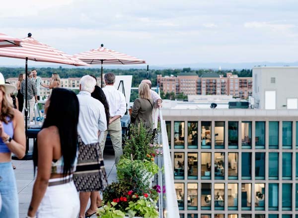 Rooftop bar Rare Bird in Denver