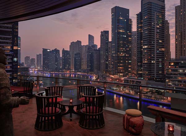 Rooftop bar Asia Asia in Dubai