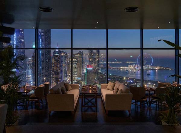 Rooftop bar Attiko Dubai in Dubai