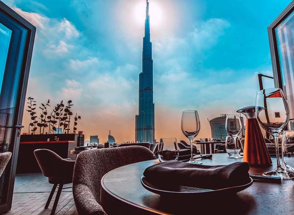 Bar en la azotea CÉ LA VI Dubai en Dubai