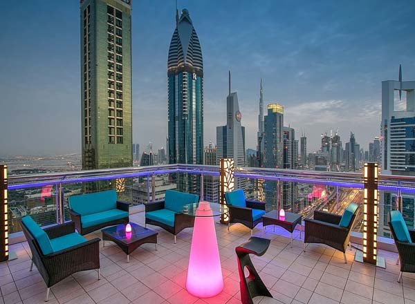 Rooftop bar Level 43 Sky Lounge in Dubai