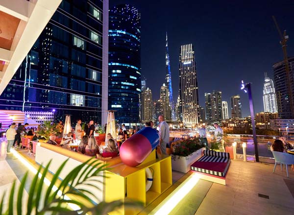 Rooftop bar Dubai Lolita Pool Bar & Lounge in Dubai