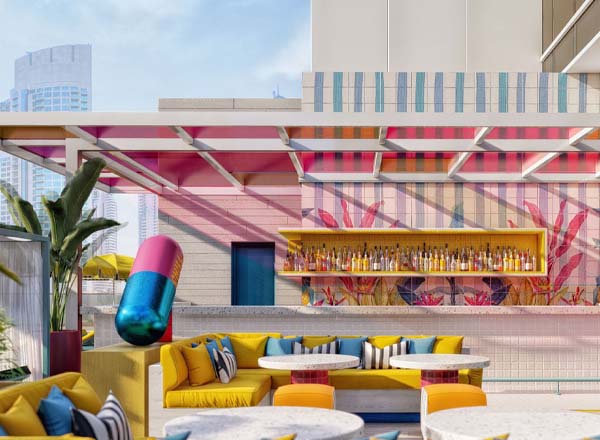 Rooftop bar Lolita Pool Bar & Lounge in Dubai