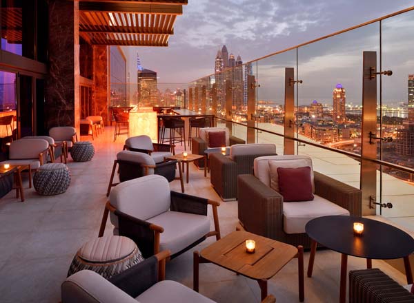 Rooftop bar Twenty Three in Dubai
