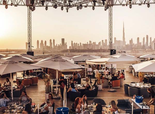 Rooftop bar WHITE Dubai in Dubai