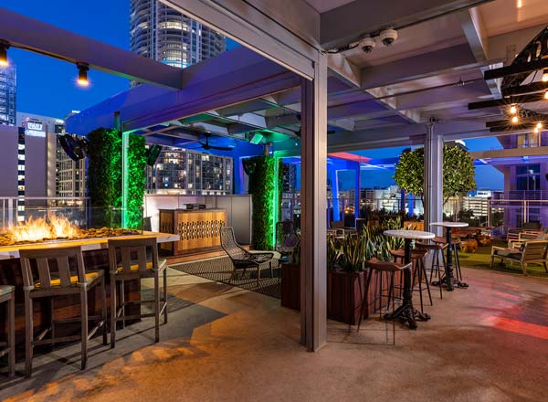 Rooftop bar Rooftop @1WLO in Fort Lauderdale