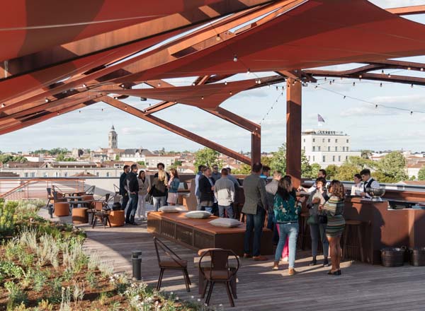 Rooftop bar Bar & Rooftop 1838 in Cognac, France