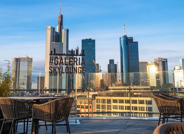 Rooftop bar GALERIA Restaurant in Frankfurt