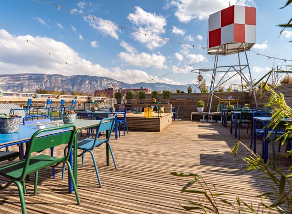Rooftop bar Rooftop 105 in Geneva