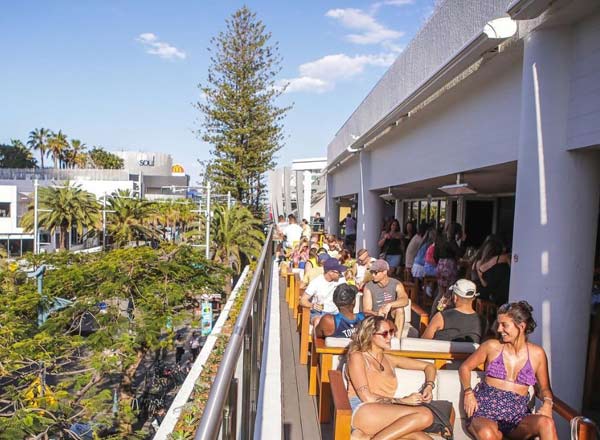 Rooftop bar Surfers Paradise Beer Garden in Gold Coast