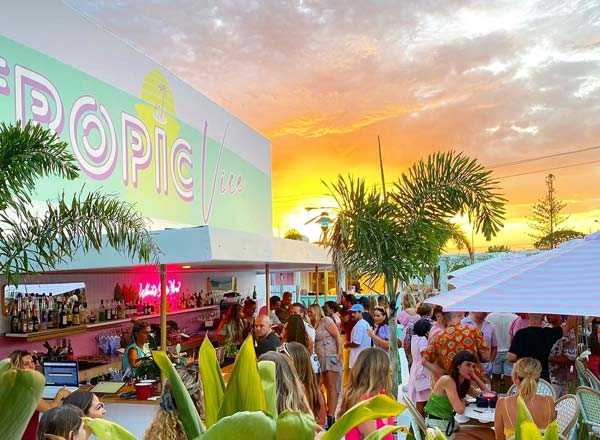 Rooftop bar Tropic Vice in Gold Coast