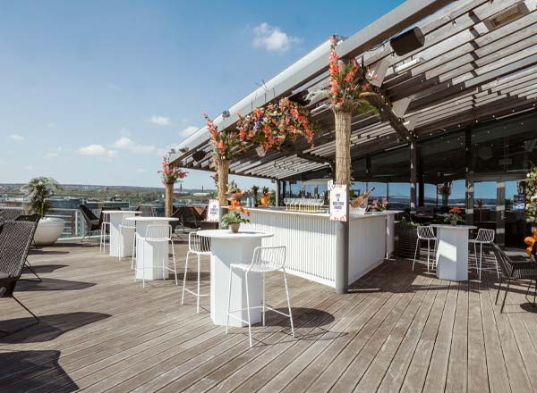 Rooftop bar Cuckoo On The Roof at Radisson Blu in Gothenburg
