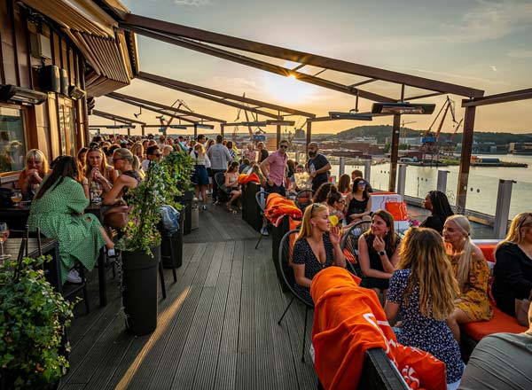 Rooftop bar Taket in Gothenburg
