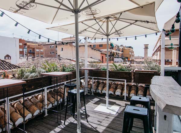 Rooftop bar Lemon Rock Granada in Granada