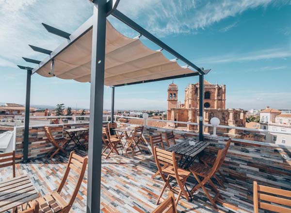 Rooftop bar Terraza Monasterio Chill Out in Granada