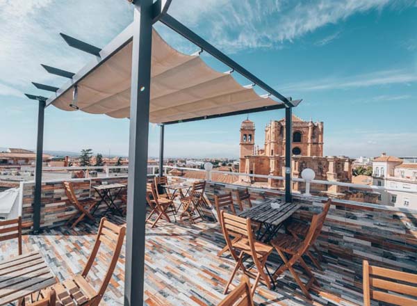 Rooftop bar Terraza Monasterio Chill Out in Granada