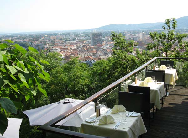 Rooftop bar Starcke Haus in Graz