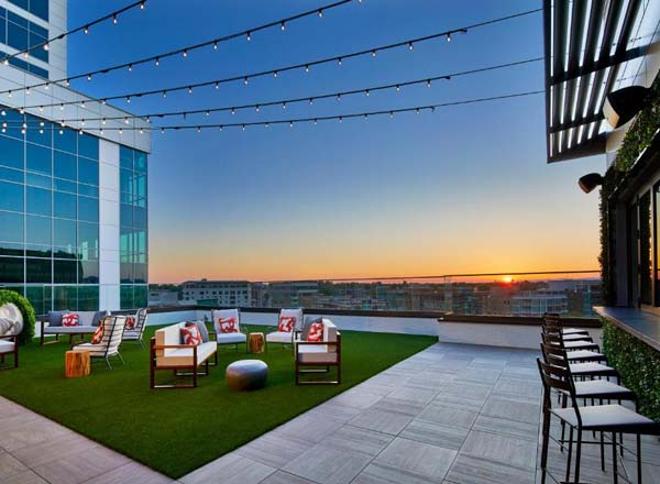 Rooftop bar GVL Juniper in Greenville, SC