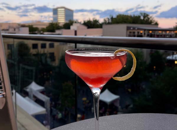 Rooftop bar W XYZ Bar in Greenville, SC