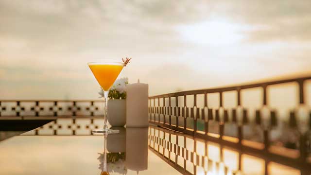 Rooftop bar Diamond Sky Bar in Hanoi