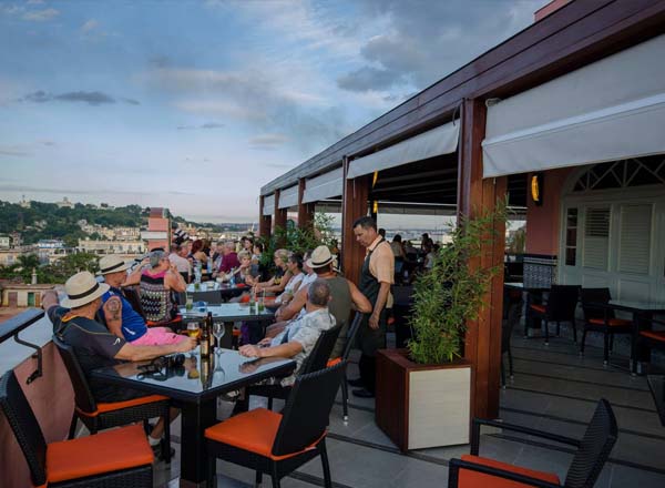 Rooftop bar Ambos Mundos Rooftop Bar in Havana