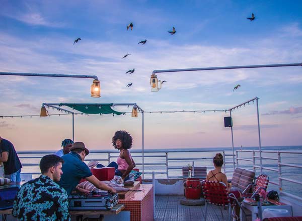 Rooftop bar Malecón663 in Havana