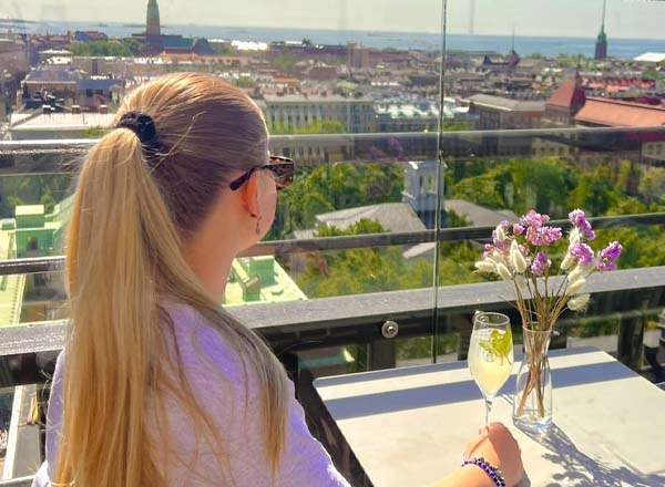 Rooftop bar Ateljee Bar in Helsinki