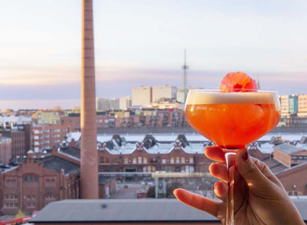 Rooftop bar Loi Loi Rooftop in Helsinki