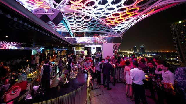 Rooftop bar Epic Sky Lounge in Ho Chi Minh