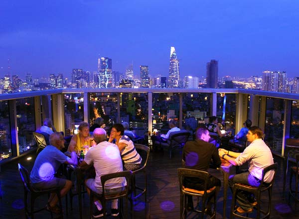 Rooftop bar Pullman Saigon Centre Rooftop in Ho Chi Minh