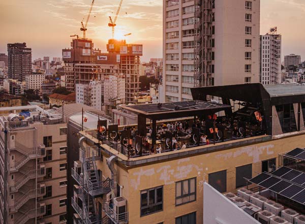 Rooftop bar Zion Sky Lounge & Dining in Ho Chi Minh