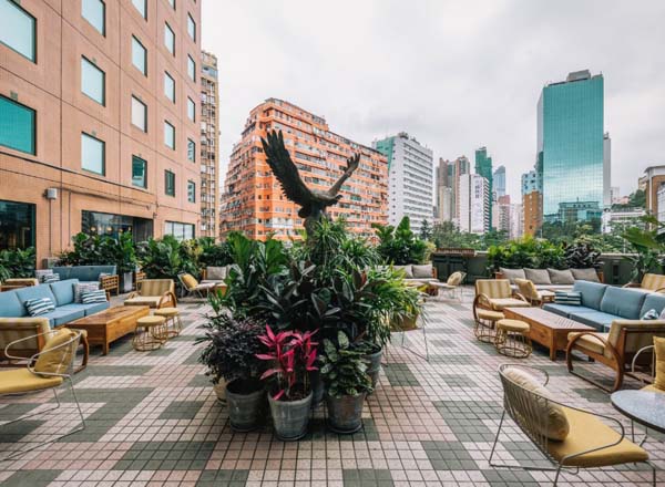 Rooftop bar Terrible Baby in Hong Kong